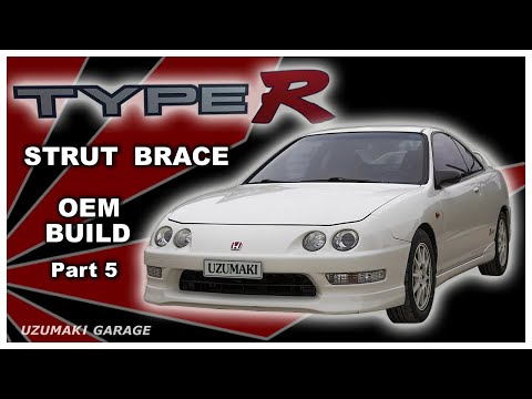 Integra Strut Brace Install & Repair Plastic Interior Parts, Honda Acura