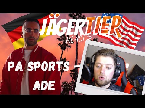 AMERICAN REACTS TO GERMAN RAP- PA SPORTS - ADÉ