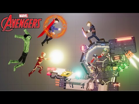 Titanfall Mech vs Marvel Avenger - People Playground 1.22.3