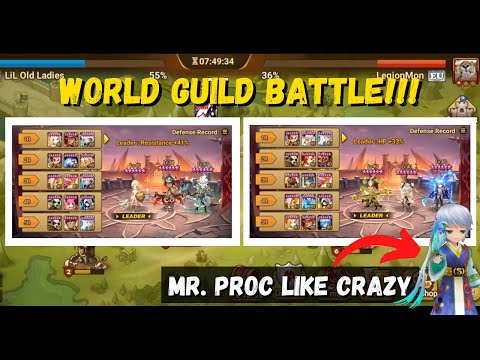 World Guild Battle Against EU Guild LegionMon!!!