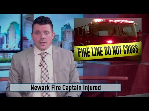 NJ Newark Fire Captain Injured