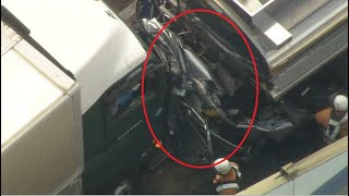 【車禍影片 - 日本篇】千萬不要開在大車中間