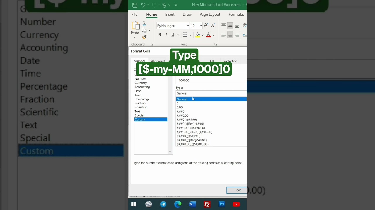 Pyidaungsu Font Change Myanmar Number