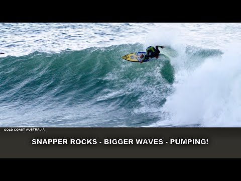 Surfing. Big Jump in The Swell Size, Pumping Dawn Session! Snapper Rocks Friday 22nd May 2026