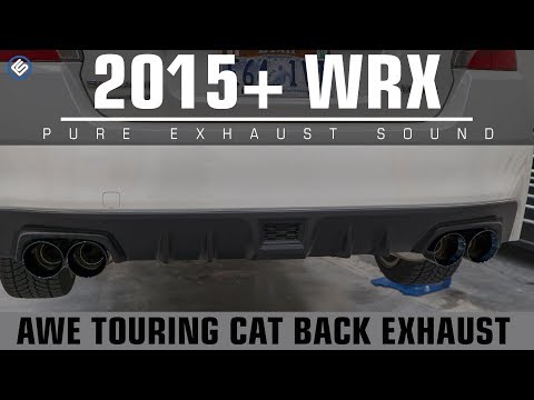 AWE Catback Exhaust Touring Edition - 2015+ WRX