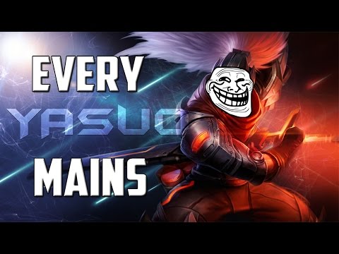 Every Yasuo "Mains" be like - Yasuo Fail Montage