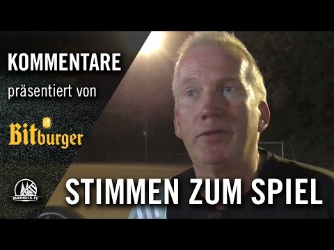 Die Stimmen zum Spiel (SC Weiler Volkhoven - SV Deutz 05, Halbfinale, Bitburger-Pokal )