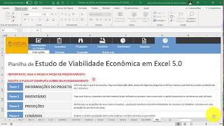 47476Planilha de Estudo de Viabilidade Econômica em Excel 6.0