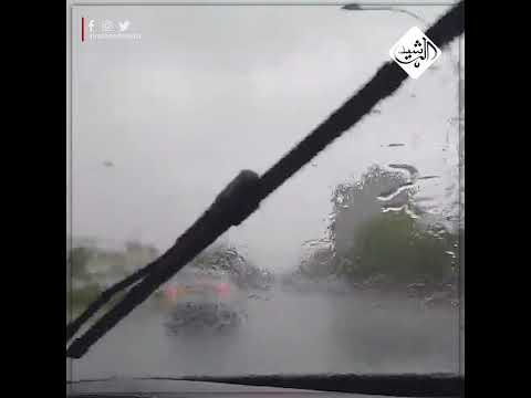 شاهد بالفيديو.. أمطار غزيرة في محافظة اربيل