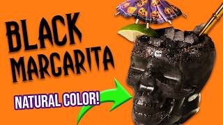 Black Margarita Recipe (No Charcoal!) | Easy Halloween Tequila Cocktail