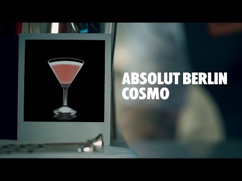 ABSOLUT BERLIN COSMO DRINK RECIPE - HOW TO MIX