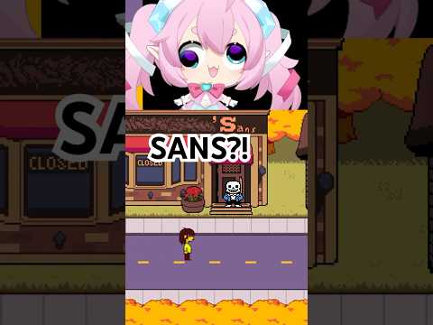 Chibi meets SANS UNDERTALE??!! #shorts #chibidoki #vtuber #deltarune
