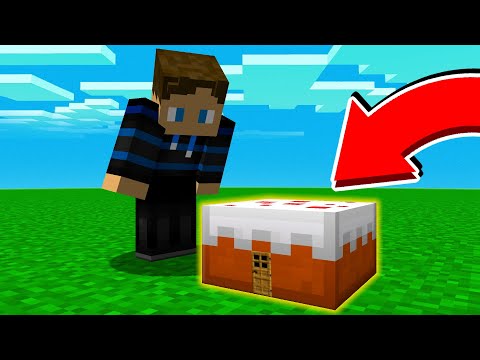 Jeg Finder En HEMMELIG BASE Inde I En KAGE I Minecraft!