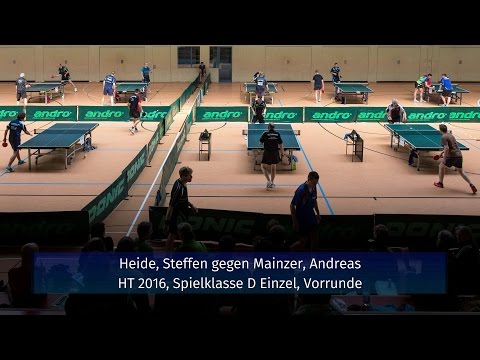 HT 2016 – Heide, Steffen gegen Mainzer, Andreas