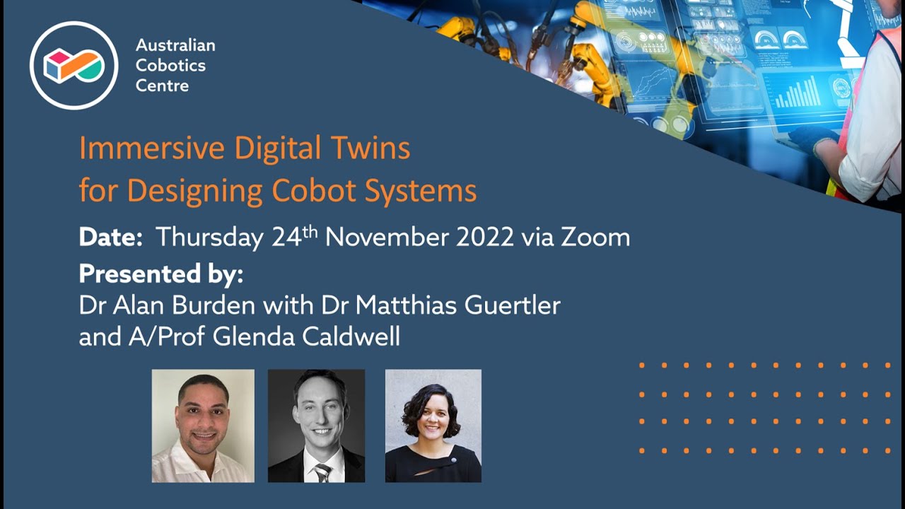 'Immersive Digital Twins for Designing Cobot Systems' Seminar