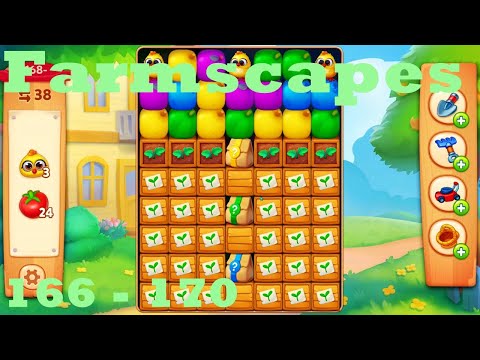 Farmscapes Level 166 - 170 HD Gameplay Walkthrough |  3 - match game | android | ios | pc | app