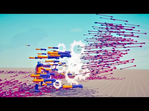 200x projectile VS One Punch Man - Totally Accurate Battle Simulator (TABS)