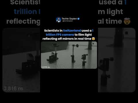 Scientists Captured Light Reflecting Off a Mirror at 1 Trillion FPS! 🤯