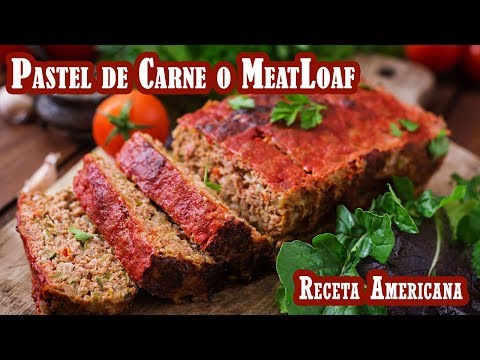 Pastel de Carne Italiano Americano Receta Autentica Diner Meatloaf