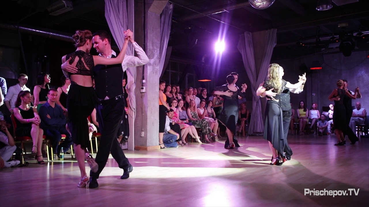 Students dance, Evgenia Samoylova & Luis Squicciarini, Moscow, Milonga Ideal, Planetango, 21.06.2019