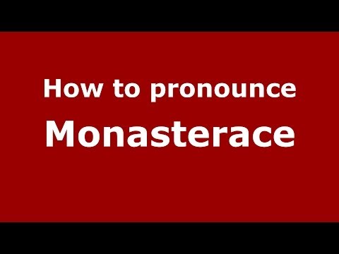 How to pronounce Monasterace (Italian/Italy) - PronounceNames.com