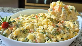 Eu SEMPRE FAÇO ASSIM e nunca SOBRA NADA a melhor SALADA DE MAIONESE com legumes 