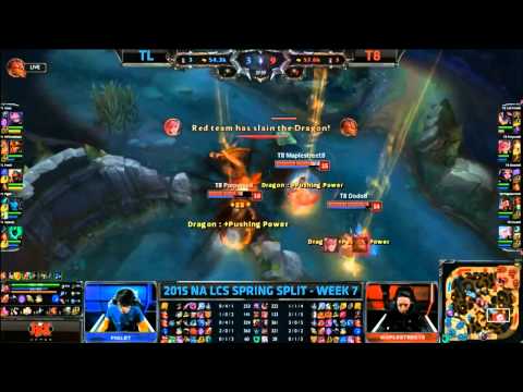 Team Liquid vs Team 8 - HIGHLIGHTS - NA LCS Spring 2015 - W7D1 - Season 2015 - League of Legends