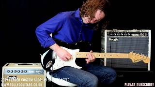 Video thumbnail for 2002 Fender Custom Shop ’69 NOS Stratocaster + Mesa Boogie King Snake by rollysguitars