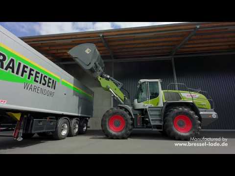 High tip bucket XXL with 4000l capacity on Claas Torion 1914 wheel loader