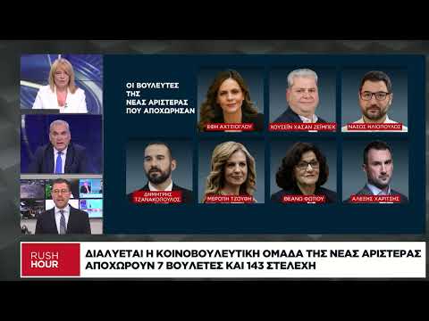 Διαλύεται η κοινοβουλευτική ομάδα της Νέας Αριστεράς