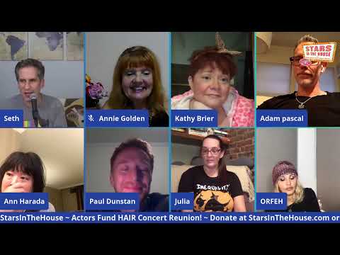 Actors Fund HAIR Concert Reunion|Stars in the House, Tuesday, 10/27 at 8 PM ET