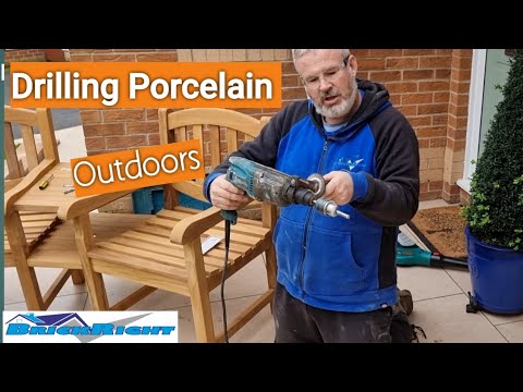 How to drill porcelain tiles