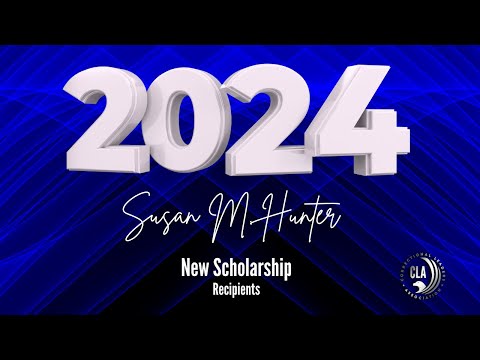 2024 Susan Hunter New Scholarship Recipients