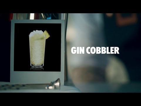 GIN COBBLER DRINK RECIPE - HOW TO MIX