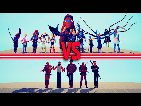 MARVEL TEAM vs BOSSES TEAM | TABS - Totally Accurate Battle Simulator