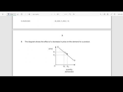 0455/11/m/j/23 | IGCSE Economics Solved Past Papers | MCQs | 2024