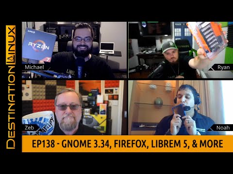 GNOME 3.34, Firefox 69, Librem 5, Chromebooks, Signal Messenger & more - Destination Linux 138