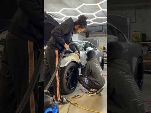 HOW TO INSTALL FENDER VENTS ON GTR R35 || CARBON FIBER || DIY