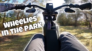WHEELIE Practice On My SUR-RON