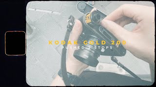 Pushing Kodak Gold 200