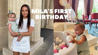 Mila's 1st Birthday Vlog- Party, Present Ideas & Fun Day Out In London