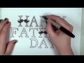 Happy Fathers Day Card Drawing Lesson | CC.