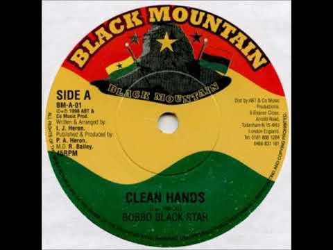 Bobbo Black Star - Clean Hands + Dub - 7" Black Mountain 1998 - RASTA PHILOSOPHY