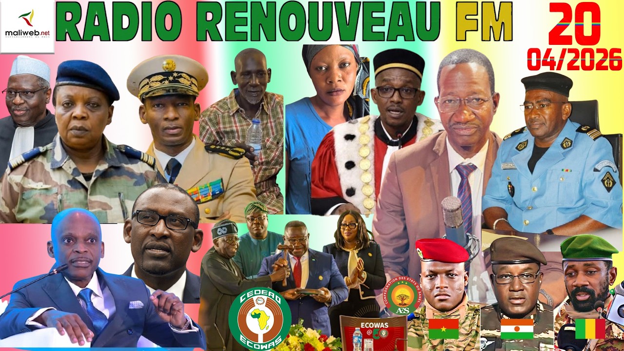 La Revue de Presse de la RADIO RENOUVEAU FM du 20 Avril 2026