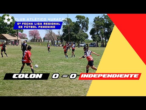 Colón de Emilia vs Independiente de La Pelada 5ª Fecha de la Liga Regional de Fútbol Femenino