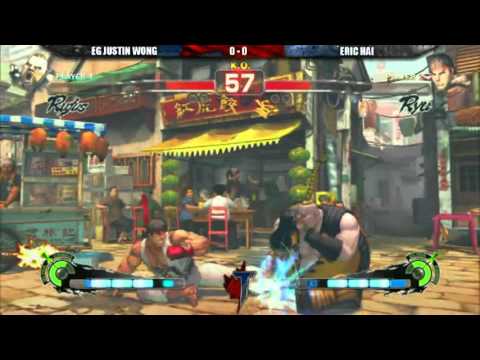 Toryuken - SSF4 AE ver.2012 - Top 16 to Top 8 - EG Justin Wong vs Eric Hai
