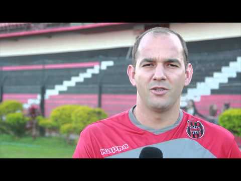 Chamada Brasil x Brasiliense   Leandro Leite e Fernando Cardozo