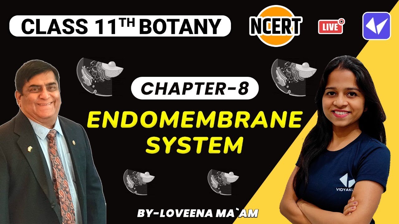 Endomembrane System | Class 11 Biology Botany Chapter 8 | CBSE 2022 | NCERT/NEET | by Laveena Mam
