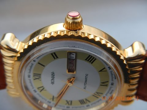 HMT Roman Automatic Mechanical Watch Review with Skeletal Back