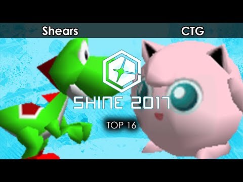 Shine 2017: BDSM | Shears (Yoshi/Pikachu) V RE$T | CTG (Jigglypuff) - Smash 64 | Top 16